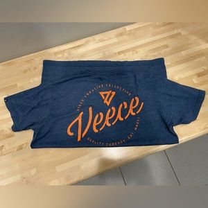 Veece Stamp Tee Heather Blue Sz XL